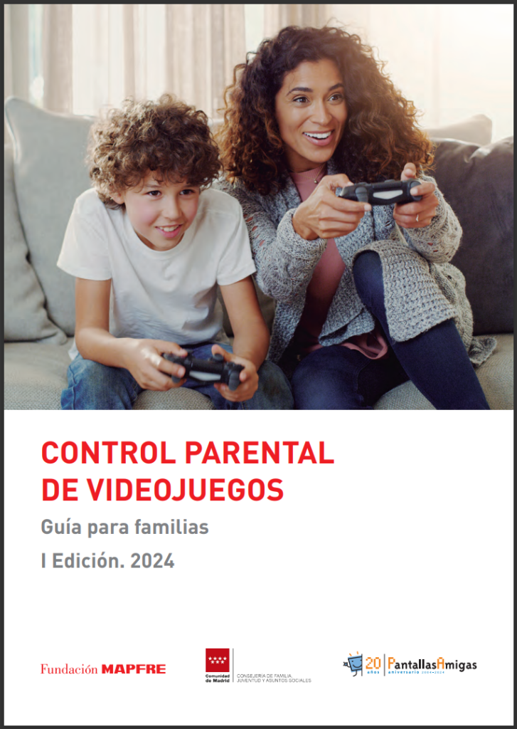 Guía para Familias “Control parental de videojuegos. I Edición, 2024”